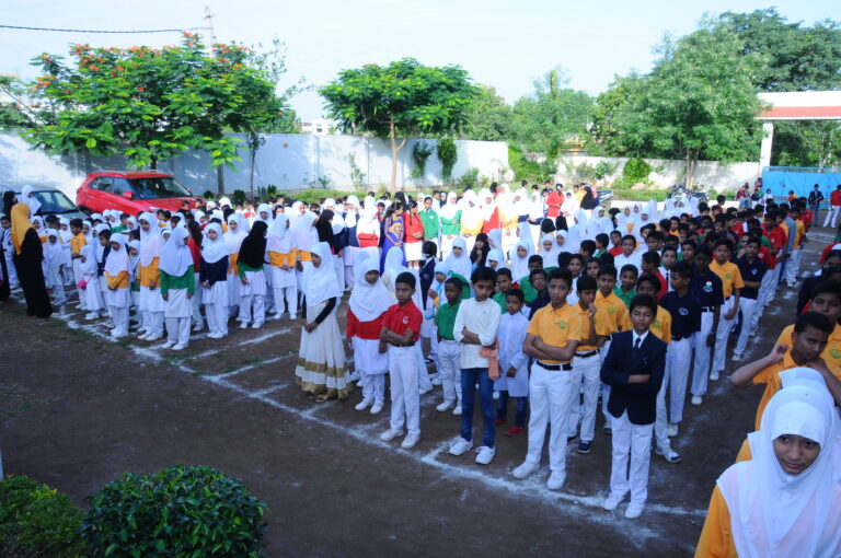 students of Shahbaaz school and PU college Gulbarga at assembly