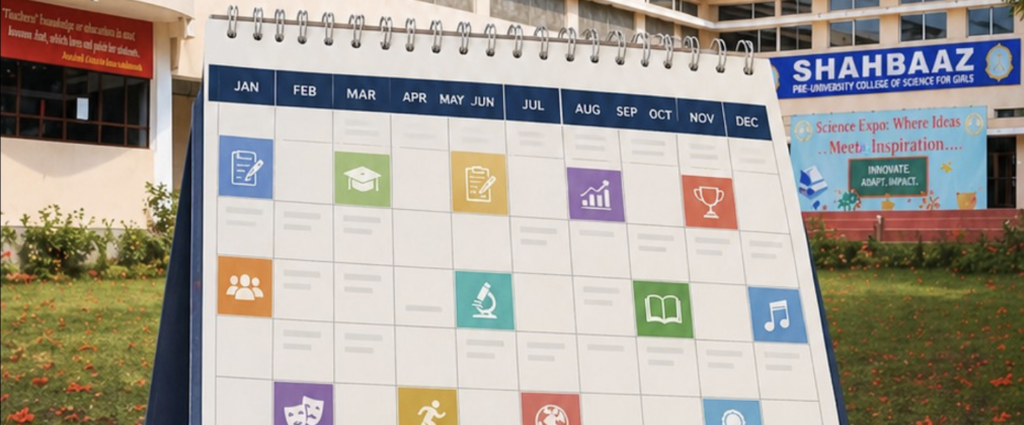 School Calendar header image