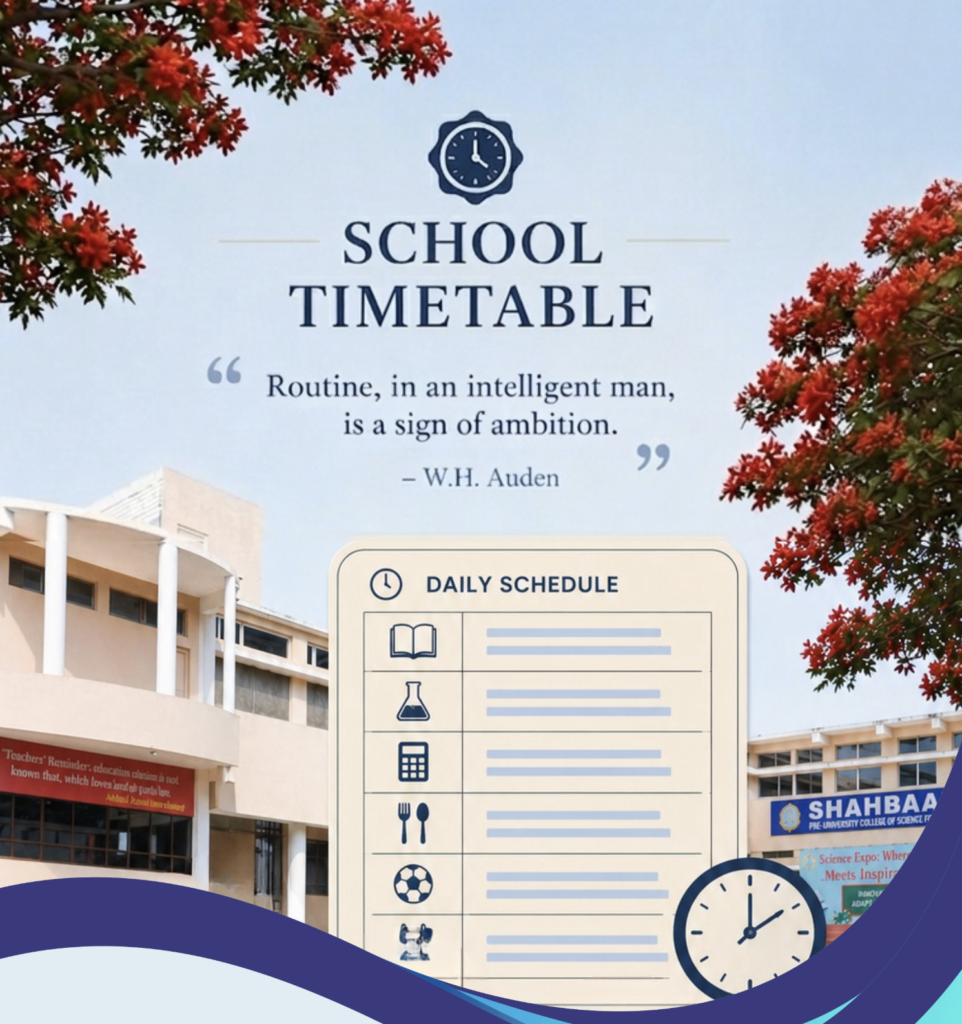 Shahbaaz School Timetable featured image