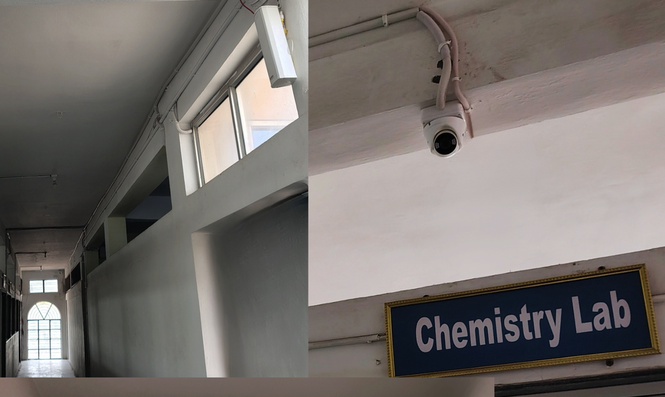 Shahbaaz School Campus Security CCTV and Intercom Images