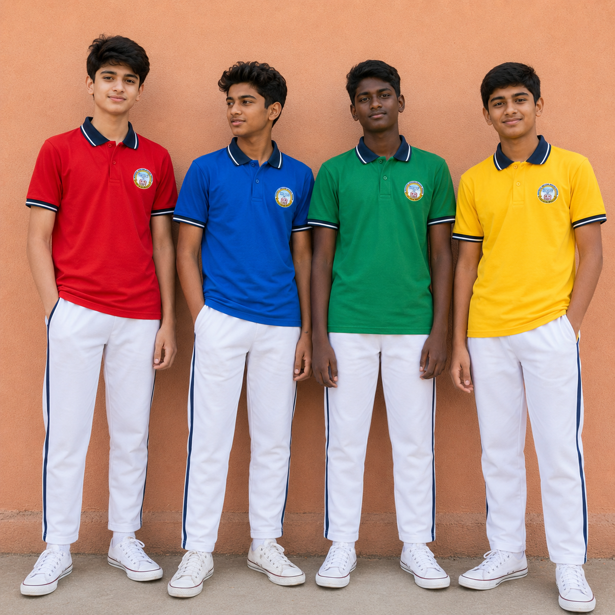 Shahbaaz School House Colours Uniform for Boys