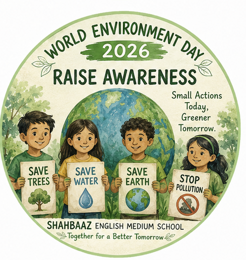 Shahbaaz School World Environment Day Raise Awareness