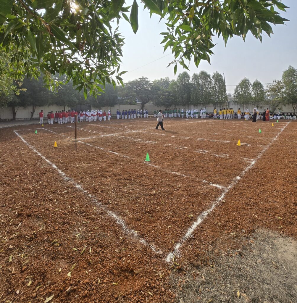 Playground number 2 at Shahbaaz is ready for the games to begin.