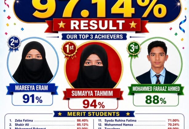 Shahbaaz School 2026 SSLC Toppers