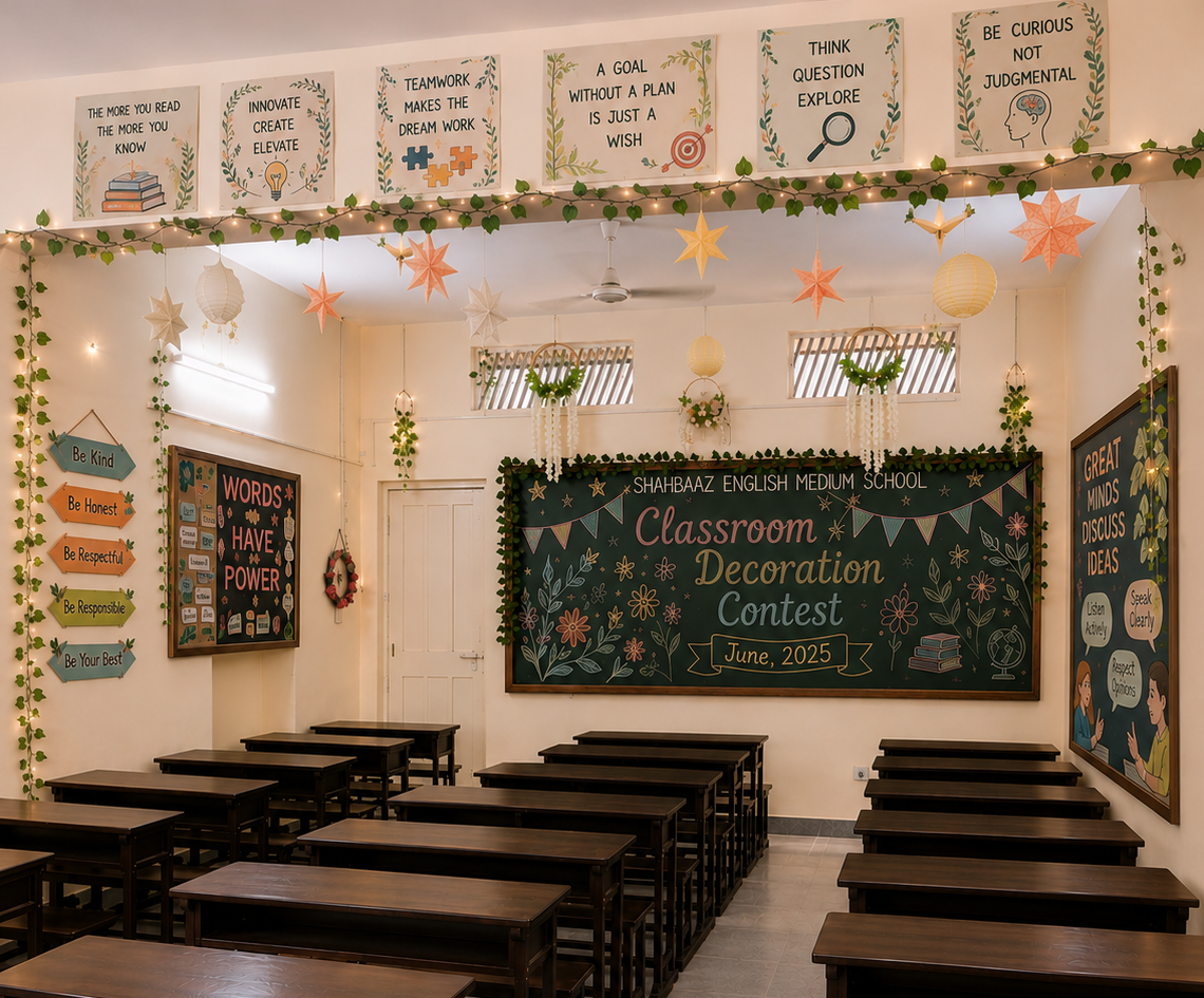 Classroom Decoration Contest Featured Image Shahbaaz School