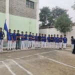 Blue House athletes in the Shahbaaz playground.