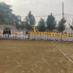 Yellow House athletes in the Shahbaaz School playground.