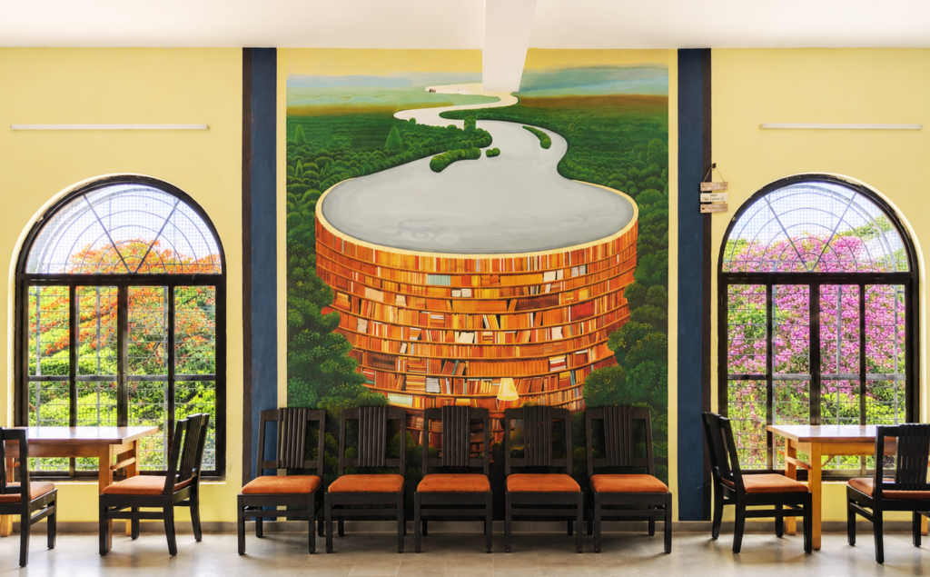 Shahbaaz School Library Mural