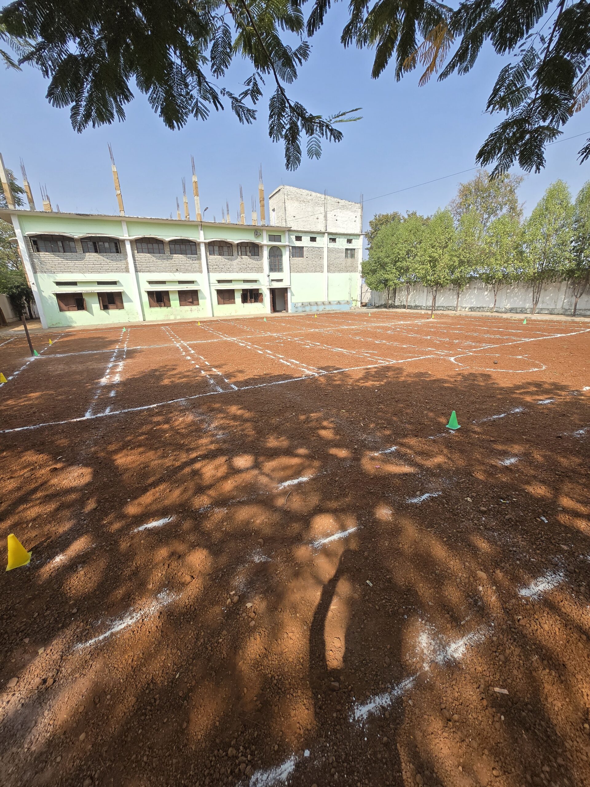 Shahbaaz School Playground Behind The School Building a.k.a The Gulmohar Ground