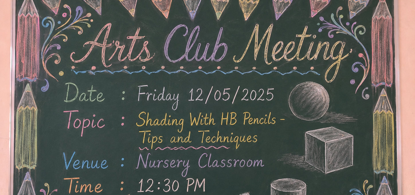 Arts Club Meeting Shahbaaz School