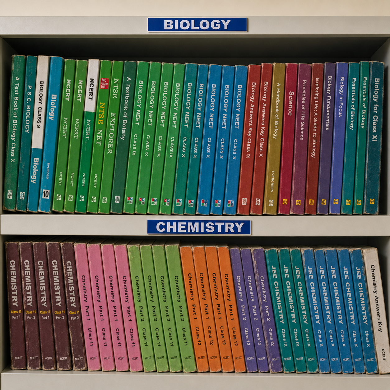 Library Books Chemistry and Biology