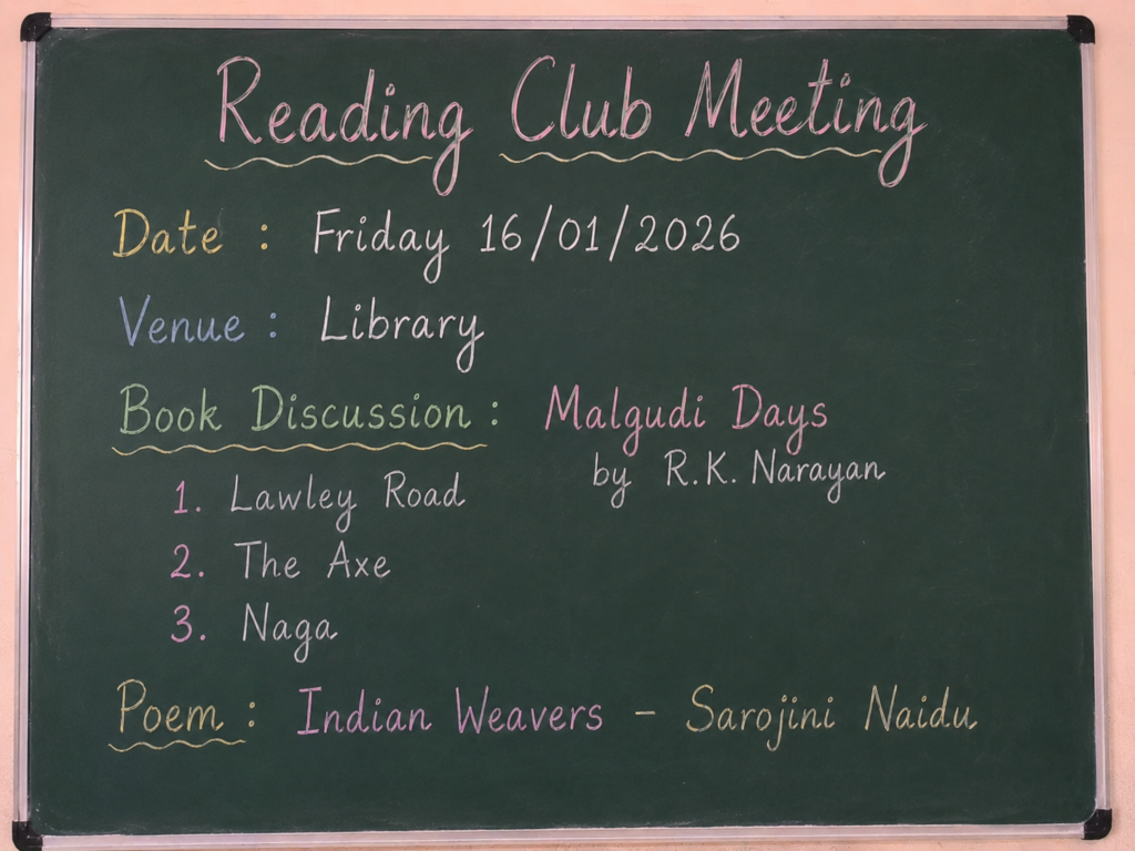 Reading Club Shahbaaz School