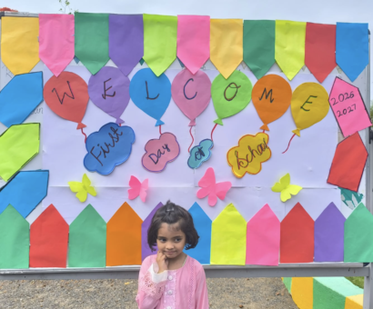 Shahbaaz Nursery Students First Day of School Photobooth Pictures