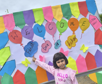 Shahbaaz Nursery Students First Day of School Photobooth Pictures