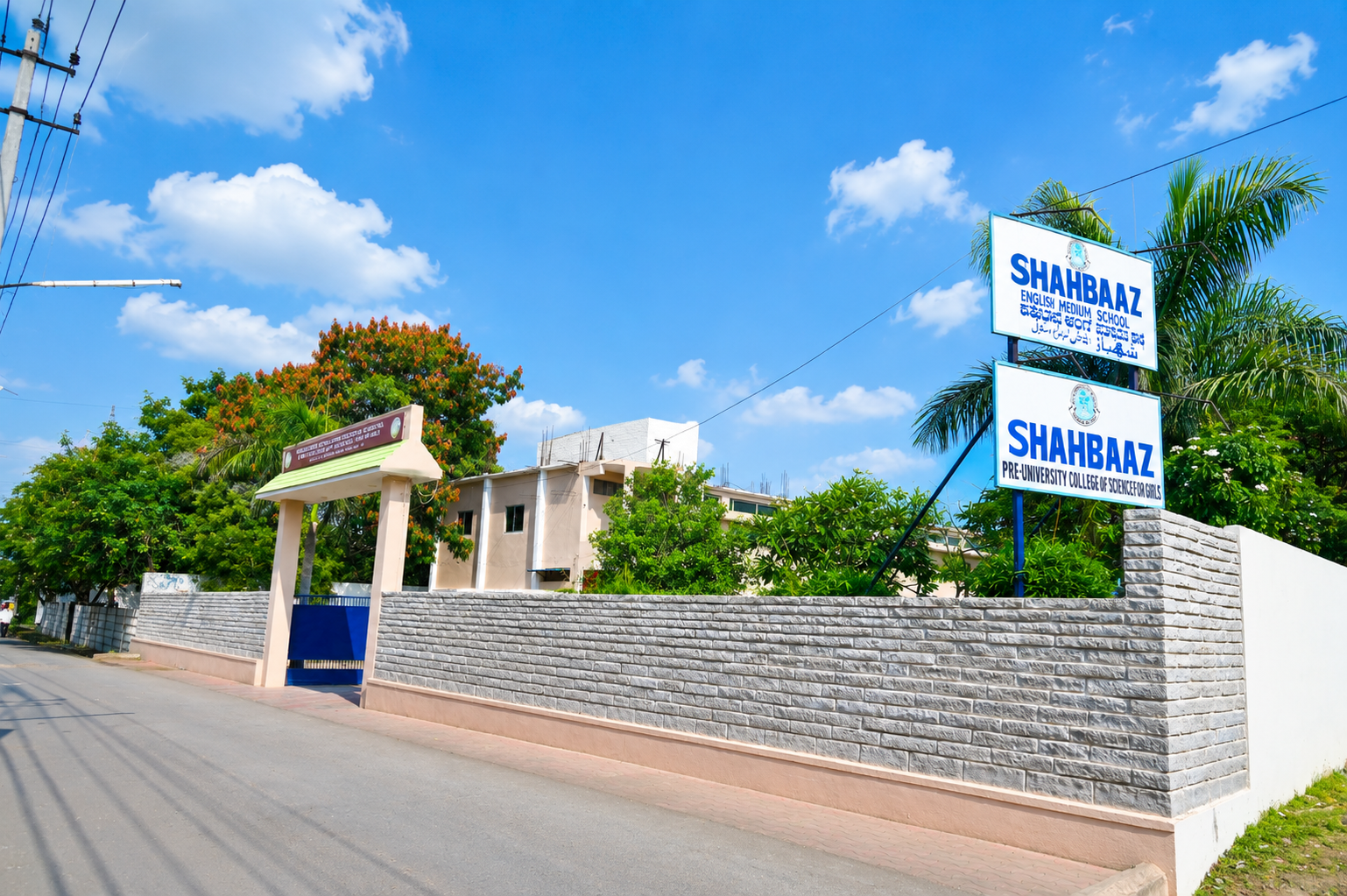 Shahbaaz Boundary Wall and Boards Image