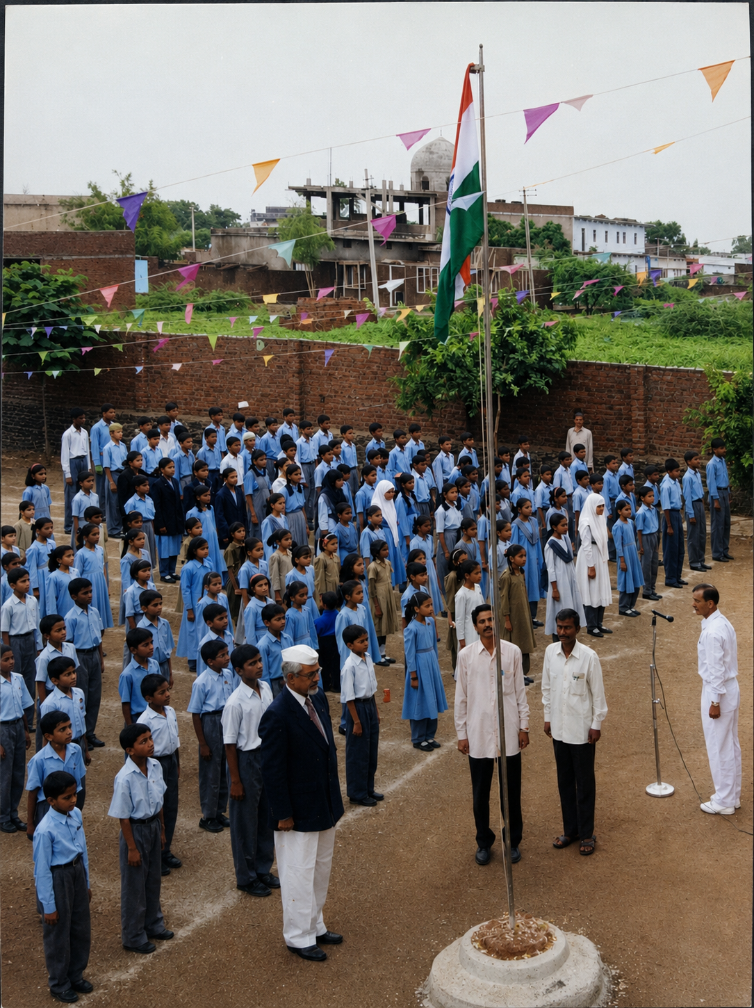 Shahbaaz School Flag Hoisting Circa 1997